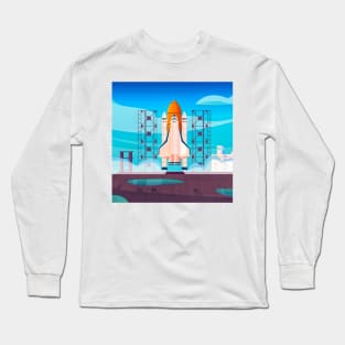 Rocket Launching Site Long Sleeve T-Shirt